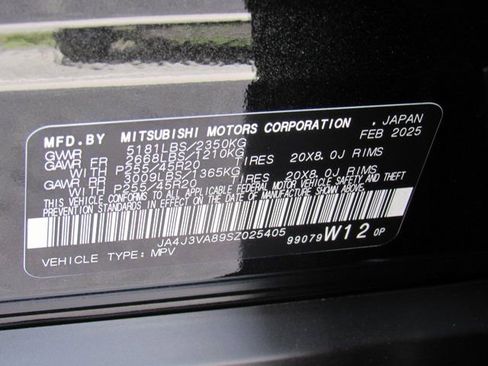 New 2025 Mitsubishi Outlander SE FWD image 15