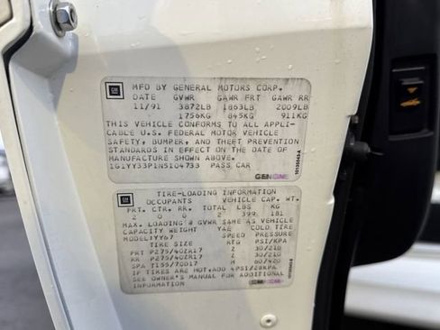 Used 1992 Chevrolet Corvette Convertible image 27