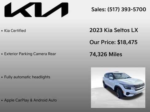 Used 2023 Kia Seltos LX image 7
