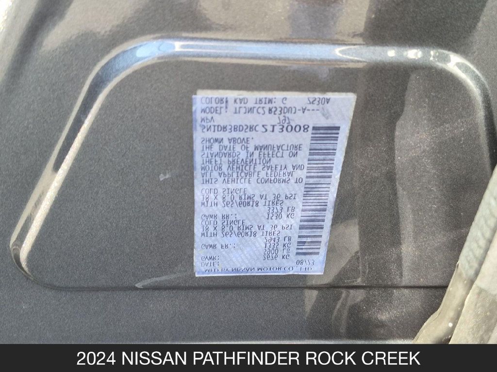 Used 2024 Nissan Pathfinder Rock Creek AWD/4WD image 24