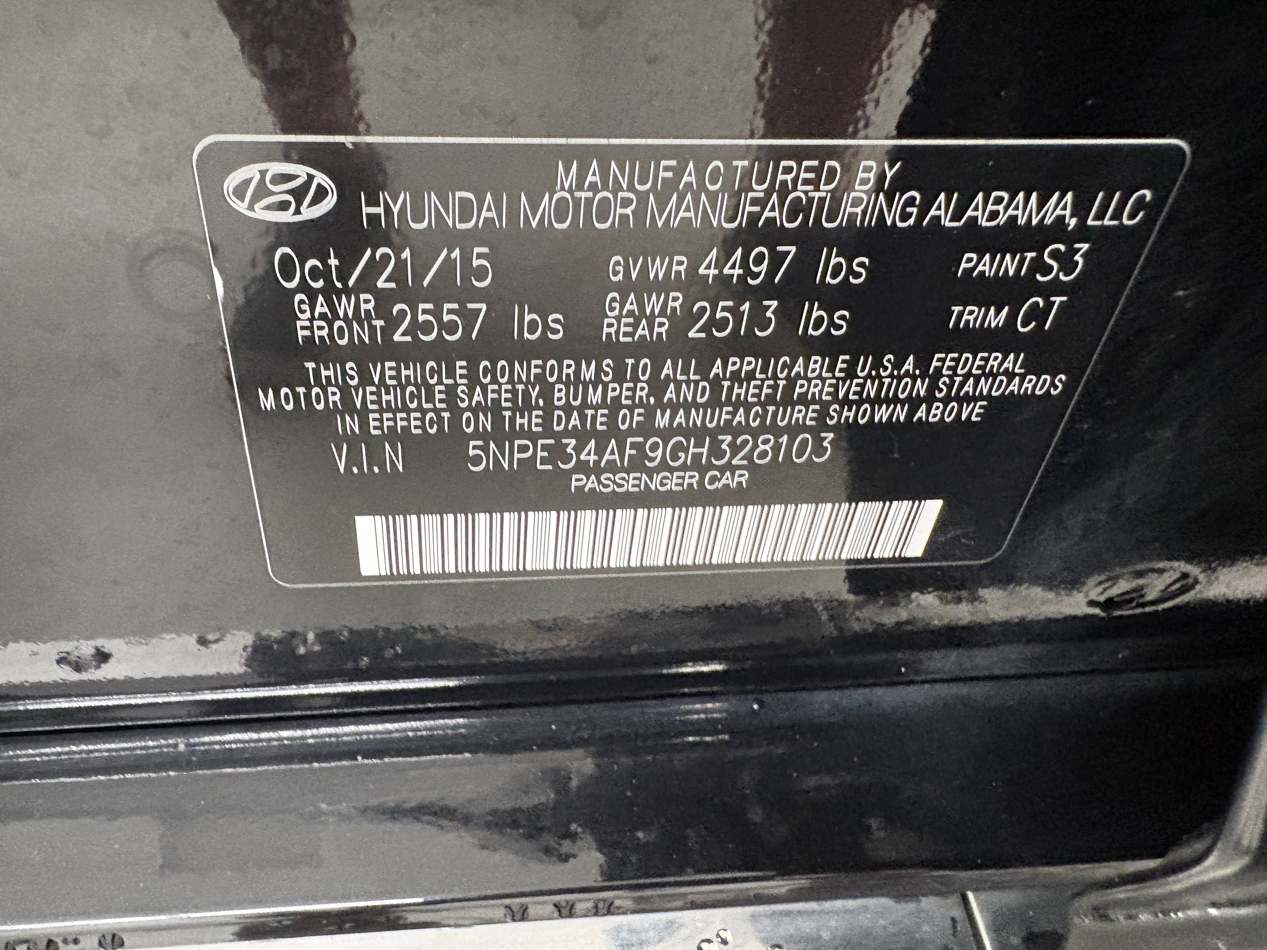 Used 2016 Hyundai Sonata Limited FWD image 33