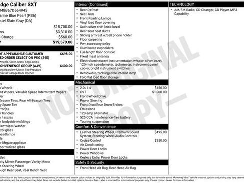 Used 2007 Dodge Caliber SXT image 4