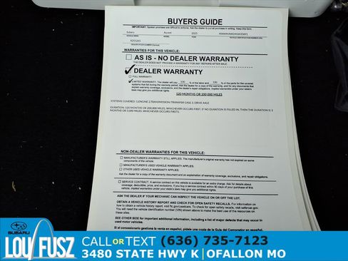 Certified 2025 Subaru Ascent Bronze Edition image 35