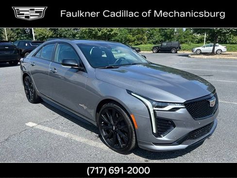 Used 2022 Cadillac CT4 V w/ LPO, ONYX Package AWD/4WD image 3