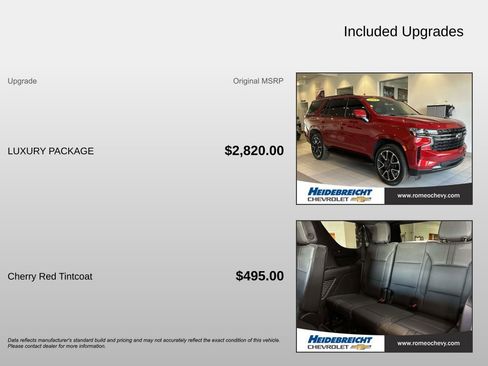 Used 2021 Chevrolet Tahoe RST w/ Luxury Package image 4