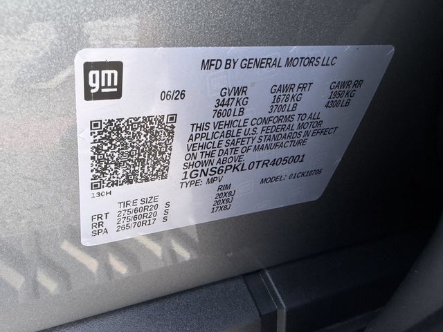 New 2026 Chevrolet Tahoe Z71 w/ Z71 Off-Road Package AWD/4WD image 23