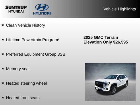 Used 2025 GMC Terrain Elevation AWD/4WD image 8