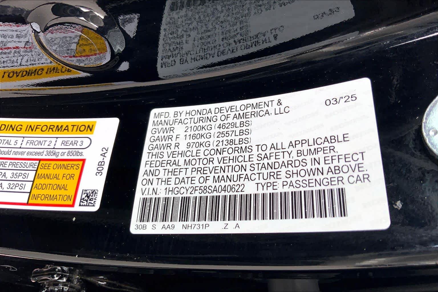 Used 2025 Honda Accord Sport image 36