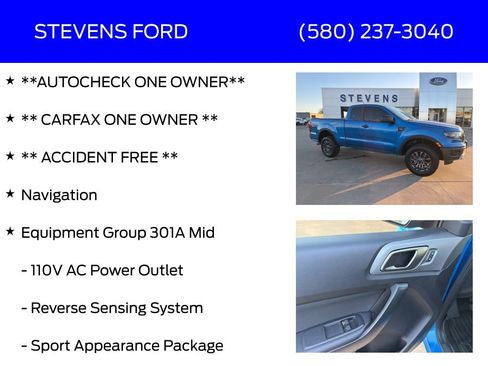 Used 2021 Ford Ranger XLT w/ Equipment Group 301A Mid image 6