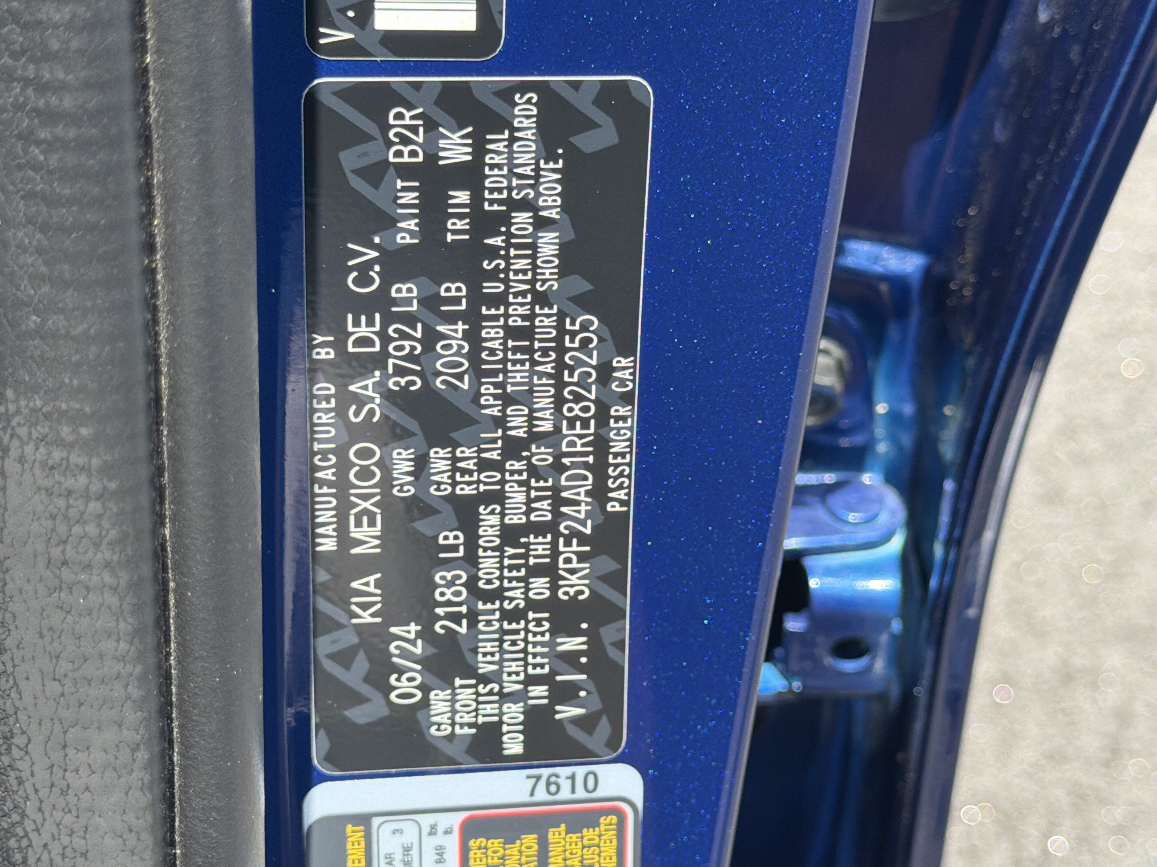 Certified 2024 Kia Forte LXS FWD image 34