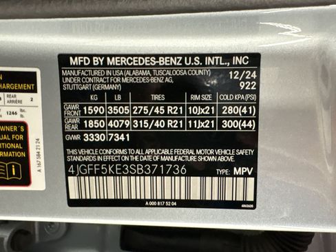 Used 2025 Mercedes-Benz GLS 450 4MATIC image 19