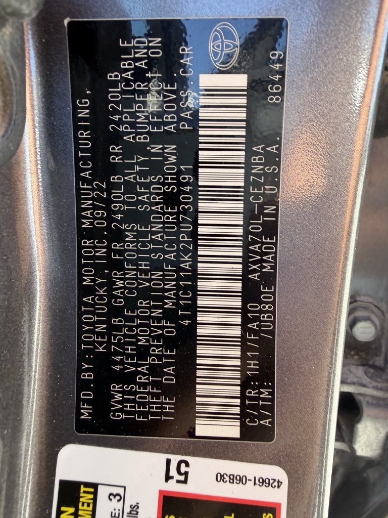 Used 2023 Toyota Camry LE FWD image 28