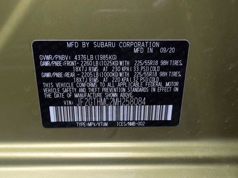 Certified 2021 Subaru Crosstrek 2.5i Limited w/ Moonroof Package 1 image 35