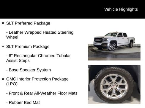 Used 2016 GMC Sierra 1500 SLT w/ SLT Premium Package image 38