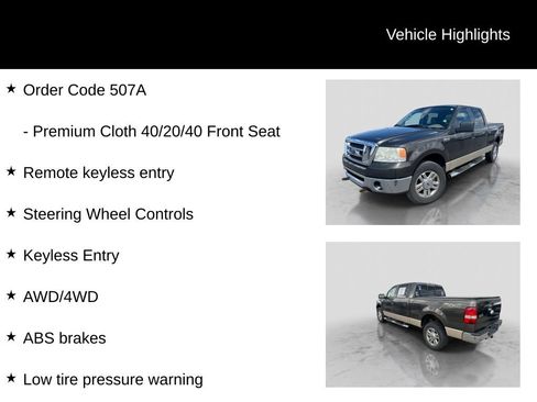 Used 2007 Ford F150 XLT AWD/4WD image 5