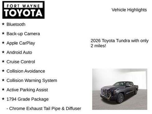 New 2026 Toyota Tundra 1794 Edition image 7
