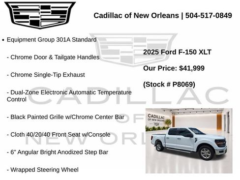 Used 2025 Ford F150 XLT w/ Equipment Group 301A Standard RWD image 7
