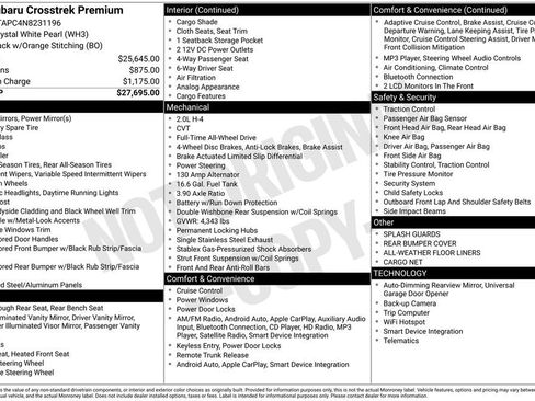 Used 2022 Subaru Crosstrek 2.0i Premium image 17