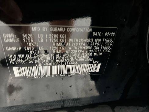 Used 2020 Subaru Outback Touring XT image 28