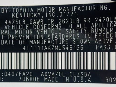 Used 2021 Toyota Camry SE image 40