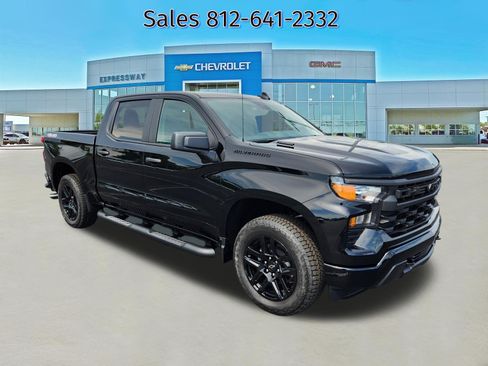 New 2026 Chevrolet Silverado 1500 Custom w/ Turbomax Blackout Package AWD/4WD image 6