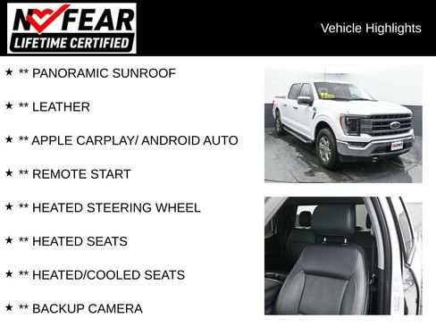 Used 2022 Ford F150 Lariat w/ Equipment Group 502A High image 2