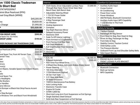 Used 2023 RAM 1500 Tradesman w/ Protection Group AWD/4WD image 33