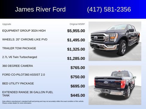 Used 2022 Ford F150 XLT w/ Equipment Group 302A High AWD/4WD image 5