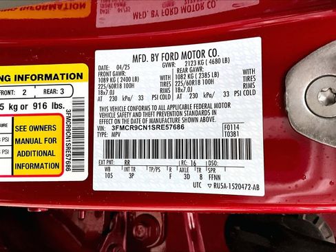 Certified 2025 Ford Bronco Sport Outer Banks w/ Outer Banks Tech Package+ image 33