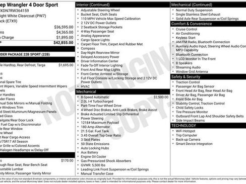 Used 2024 Jeep Wrangler Sport image 7