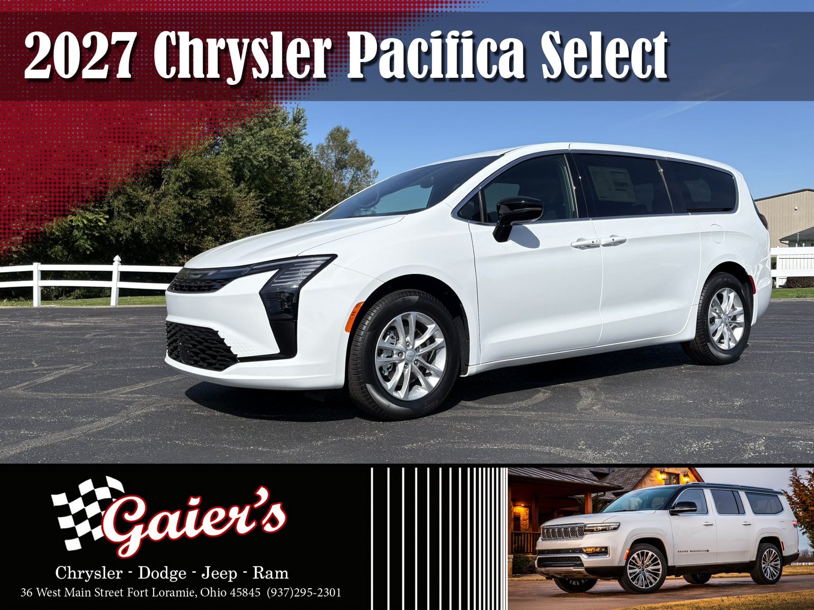 New 2027 Chrysler Pacifica Select FWD image 1