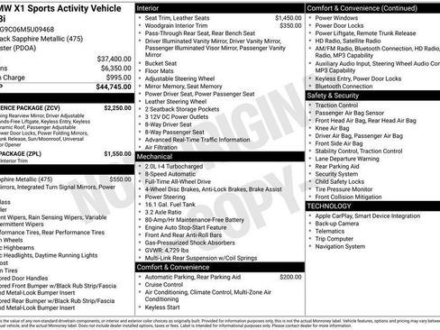 Used 2021 BMW X1 xDrive28i w/ Convenience Package image 2