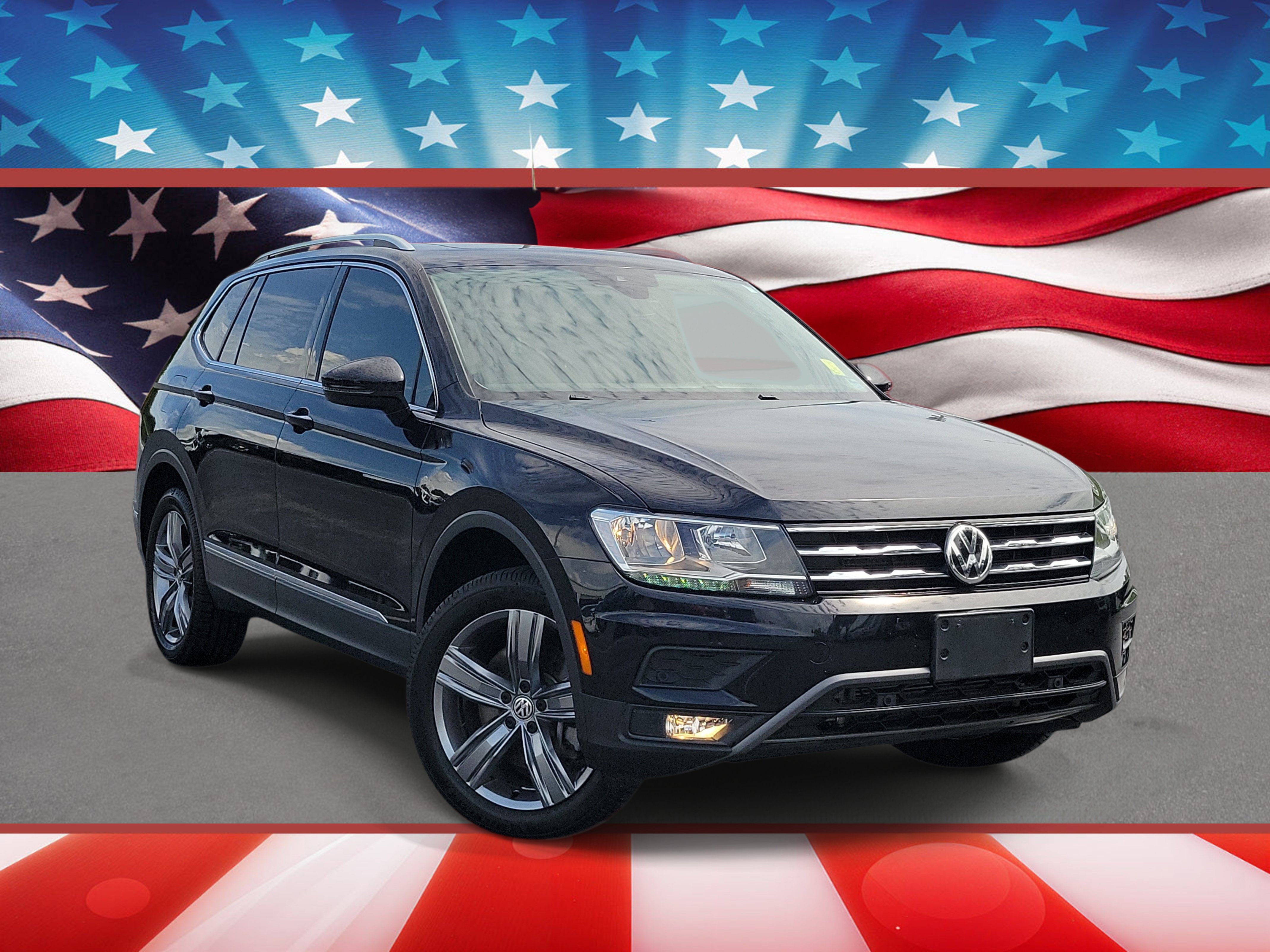 Used 2021 Volkswagen Tiguan SEL w/ 3rd Row Seat Package AWD/4WD image 1