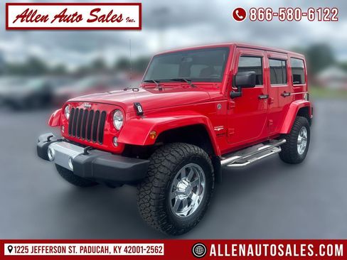 Used 2015 Jeep Wrangler Unlimited Sahara w/ Connectivity Group AWD/4WD image 1