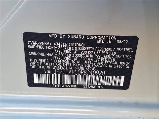 Certified 2023 Subaru Crosstrek 2.0i Premium w/ Special Edition AWD/4WD image 21