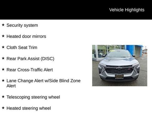 Used 2024 Chevrolet Trax RS w/ Driver Confidence Package image 21