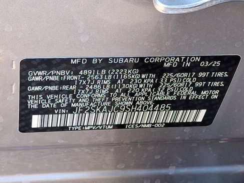 Certified 2025 Subaru Forester Wilderness image 26