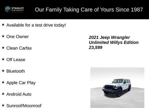 Used 2021 Jeep Wrangler Unlimited Willys image 9