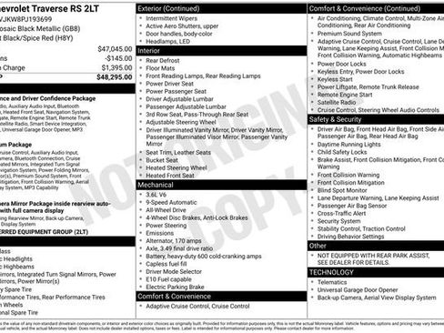 Used 2023 Chevrolet Traverse RS image 25