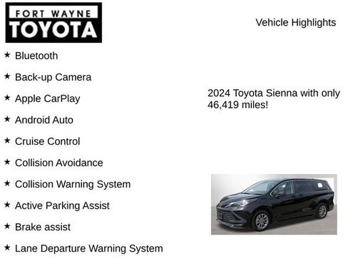 Used 2024 Toyota Sienna LE AWD/4WD image 7