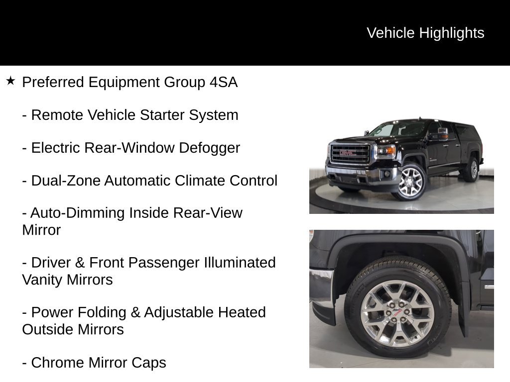 Used 2015 GMC Sierra 1500 SLT w/ Max Trailering Package AWD/4WD image 13