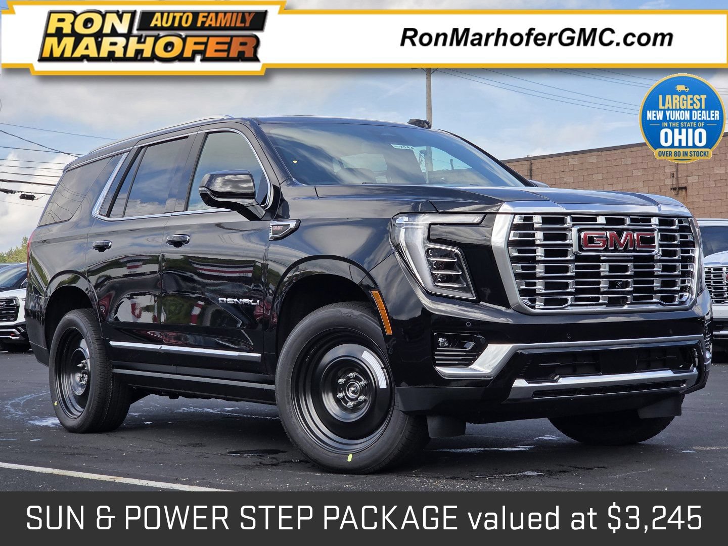 New 2026 GMC Yukon Denali w/ Sun & Power Step Package AWD/4WD 360° Tour