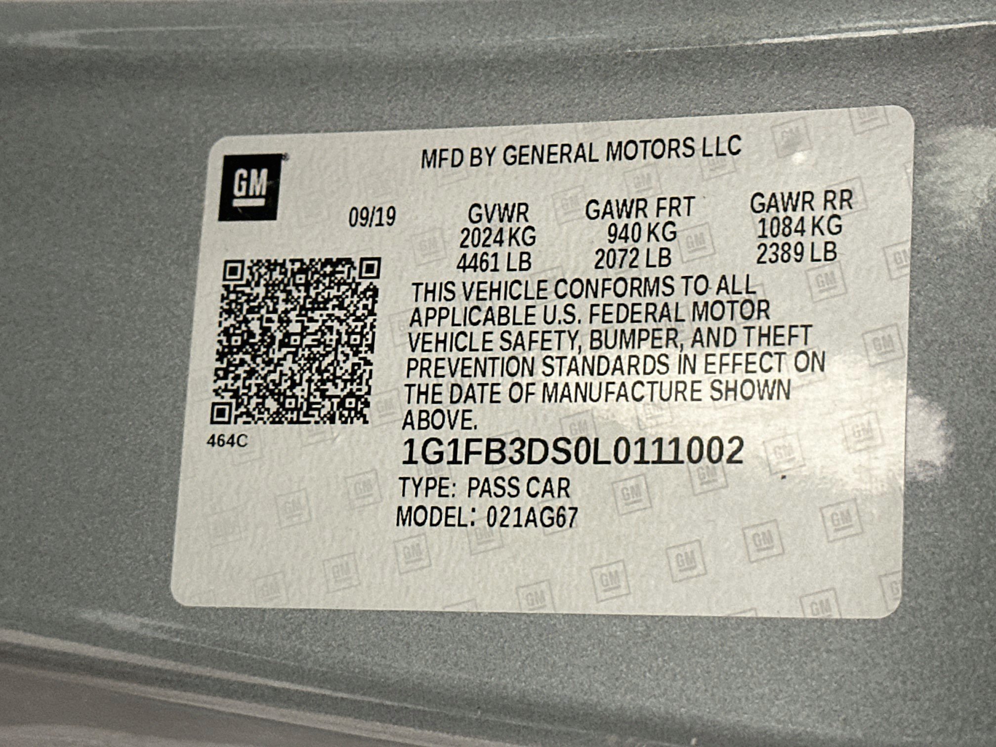 Used 2020 Chevrolet Camaro LT w/ RS Package RWD image 12