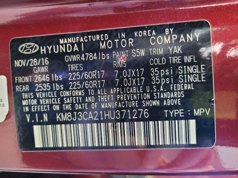 Used 2017 Hyundai Tucson Eco image 33