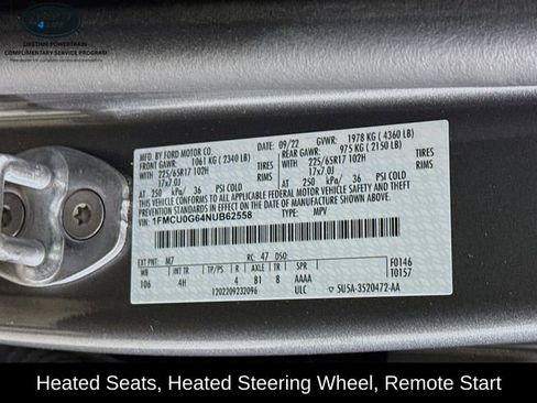 Used 2022 Ford Escape SE w/ Convenience Package image 30