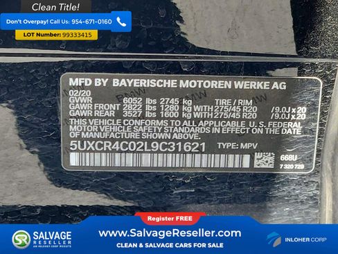 Used 2020 BMW X5 sDrive40i w/ Convenience Package image 16