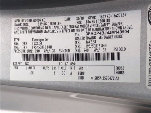 Used 2018 Ford Fiesta SE w/ Equipment Group 201A image 23