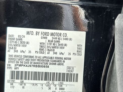 Certified 2024 Ford Edge SEL AWD/4WD image 46