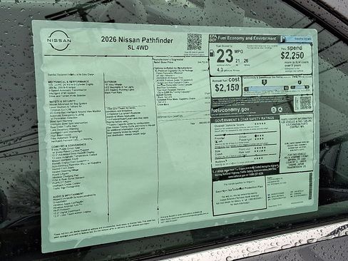 New 2026 Nissan Pathfinder SL w/ SL Premium Package image 6
