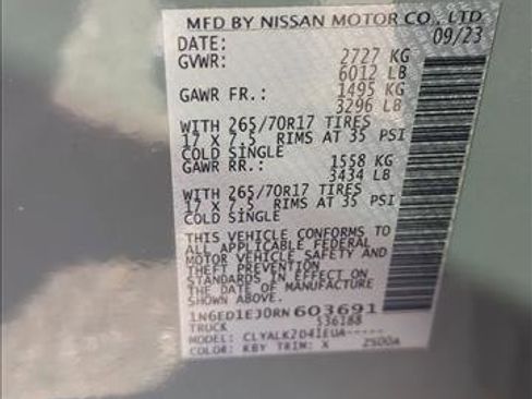 Used 2024 Nissan Frontier Pro-X image 28